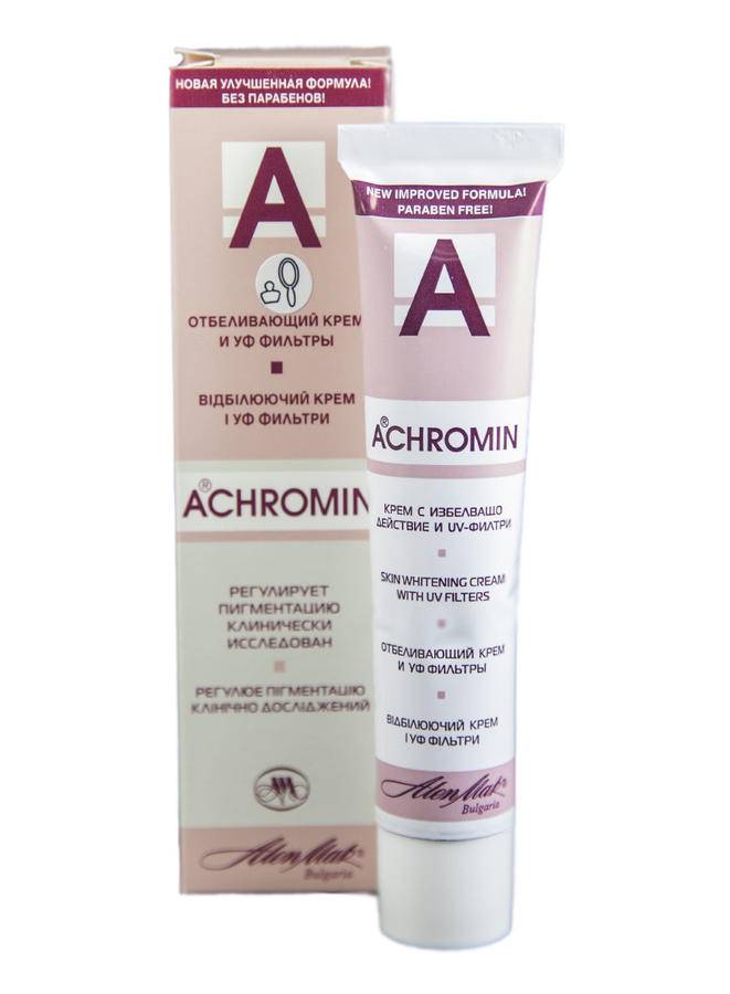Ахромин крем: инструкция и рекомендации по применению для отбеливания кожи, состав, обзор аналогов и отзывы