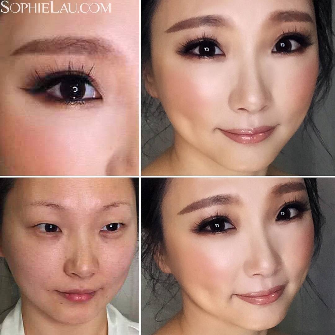 Уроки макияжа для азиатских глаз. как правильно наносить макияж для азиатских глаз с нависшими веками — инструкция. секреты макияжа азиатских глаз с нависшими веками - как сделать, уроки