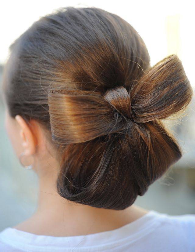 Как сделать бант из волос. пошаговая инструкция, фото на длинные, средние волосы для девочки и девушки