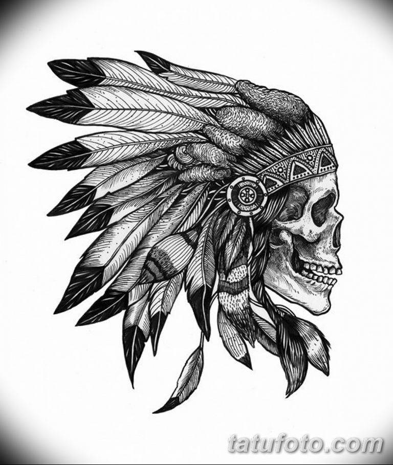 Татуировки в индейских мотивах