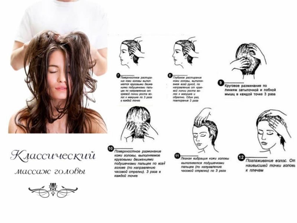 Массаж головы для роста волос: техника и правила выполнения