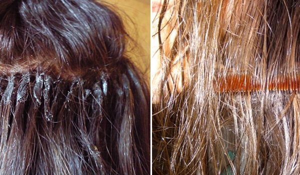 Наращивание волос что становится с волосами после снятия