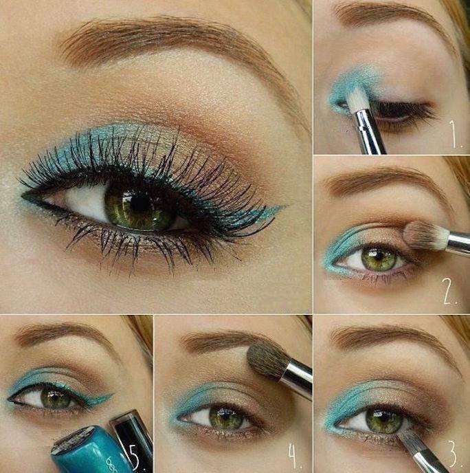Идеи макияжа для зеленых глаз