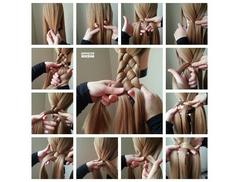 64 модные косички на волосы средней длины: фото и уроки