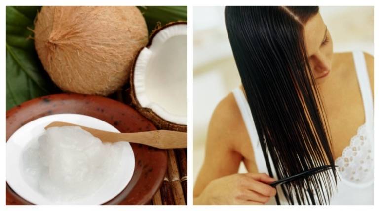 Как использовать кокосовое масло для волос: 10 способов - от выпадения, для роста, для сухих кончиков, маски - glamusha