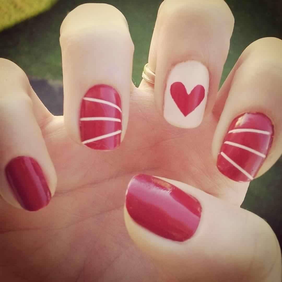 Маникюр на 14 февраля: дизайн ногтей с сердечками, новинки, фото