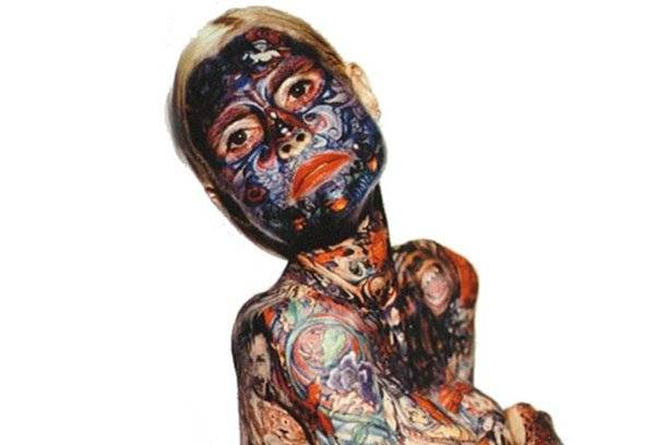 Джулия гнусе: самая татуированная девушка в мире, фотографии татуировок, история жизни женщины