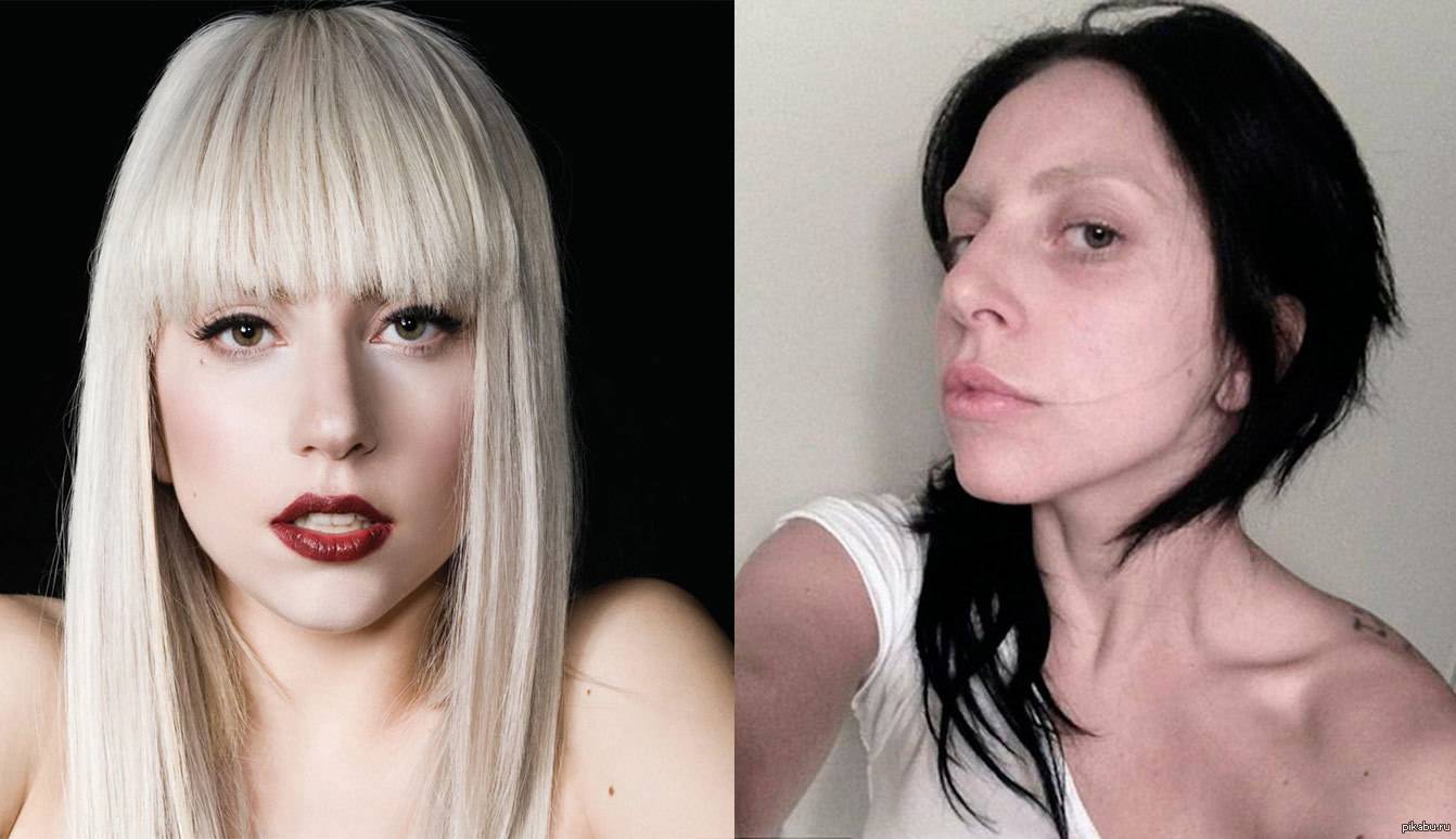 Гага леди гага фото без макияжа и парика