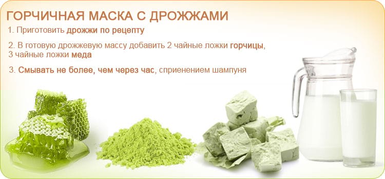 Горчичная маска для волос — 15 лучших рецептов