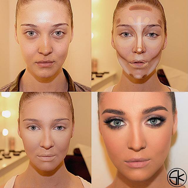 Структурирование лица: что использовать и как наносить макияж
