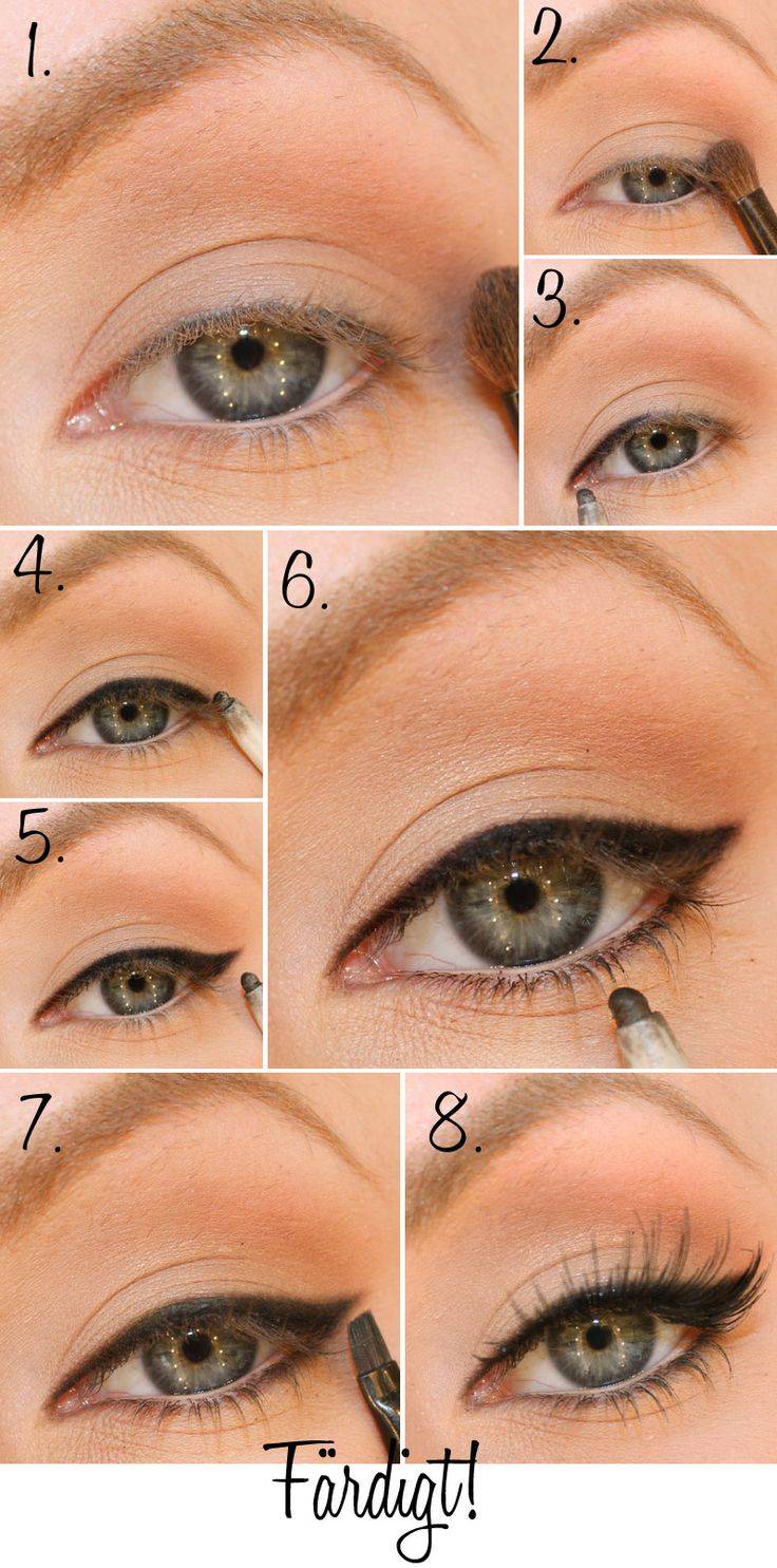Как правильно красить глаза карандашом (пошаговое фото)