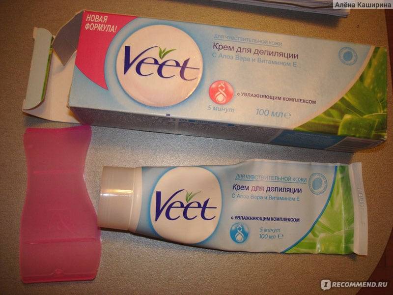 Крем veet для интимной депиляция