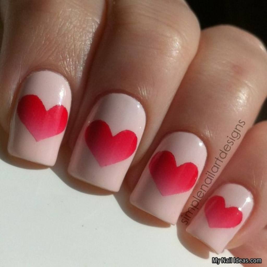 Маникюр с сердечками - романтические символы на ногтях • журнал nails
