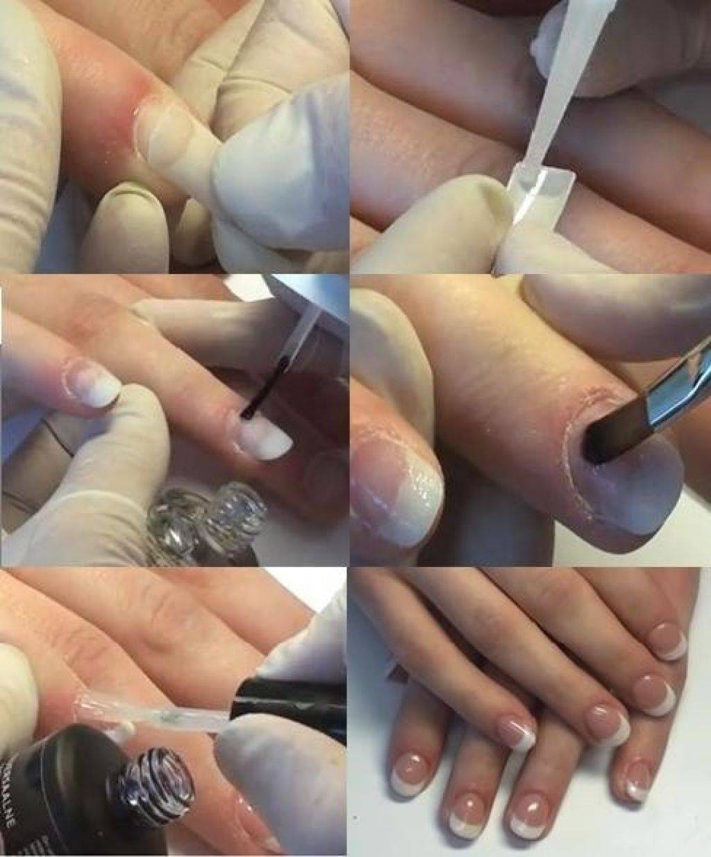 Техника наращивания ногтей гелем на типсах в домашних условиях, поэтапно для начинающих: фото, видео