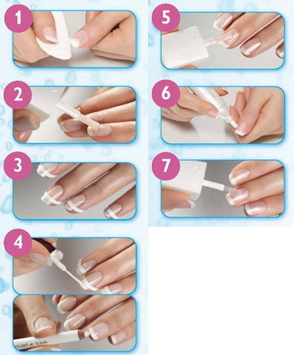 Как использовать трафареты для ногтей?