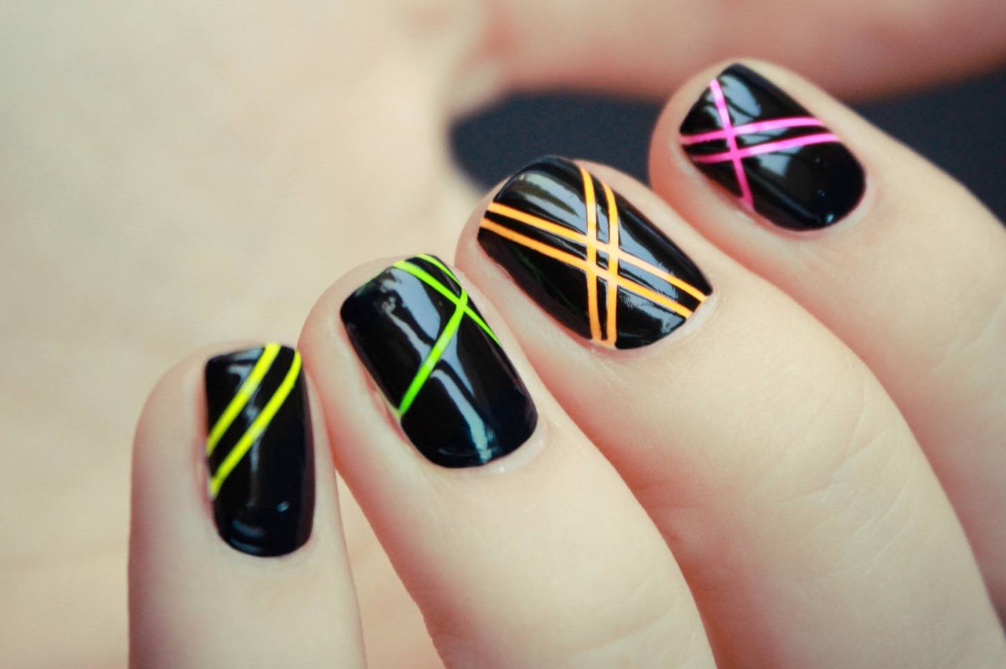 Геометрический дизайн ногтей — modnail.ru — красивый маникюр