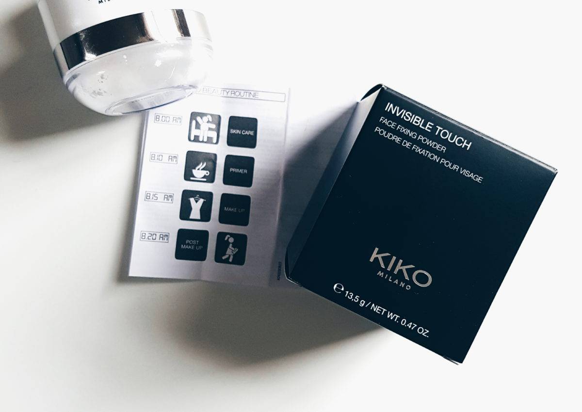 Kiko milano invisible touch face fixing powder | setting and mattifying face powder