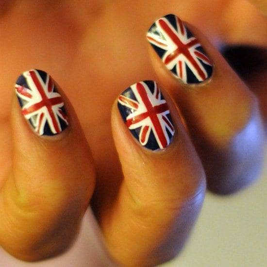 Флаги на ногтях – маникюр в стиле евро 2012 | красивые ногти - дополнение твоего образа