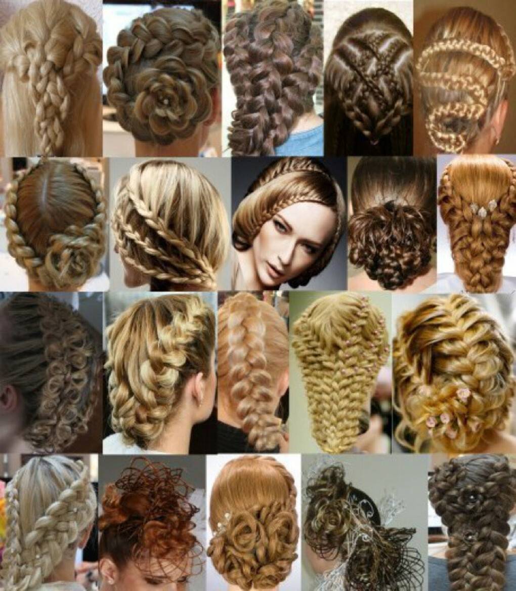 Плетение косы разных видов