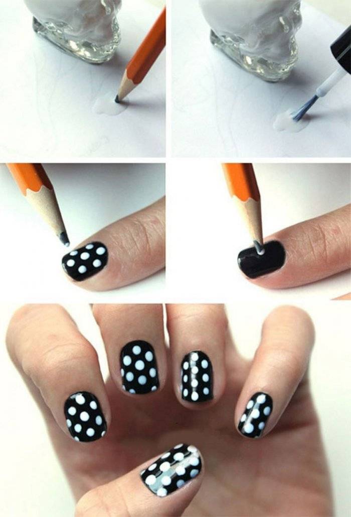 Легкий дизайн ногтей для начинающих с фото и видео
