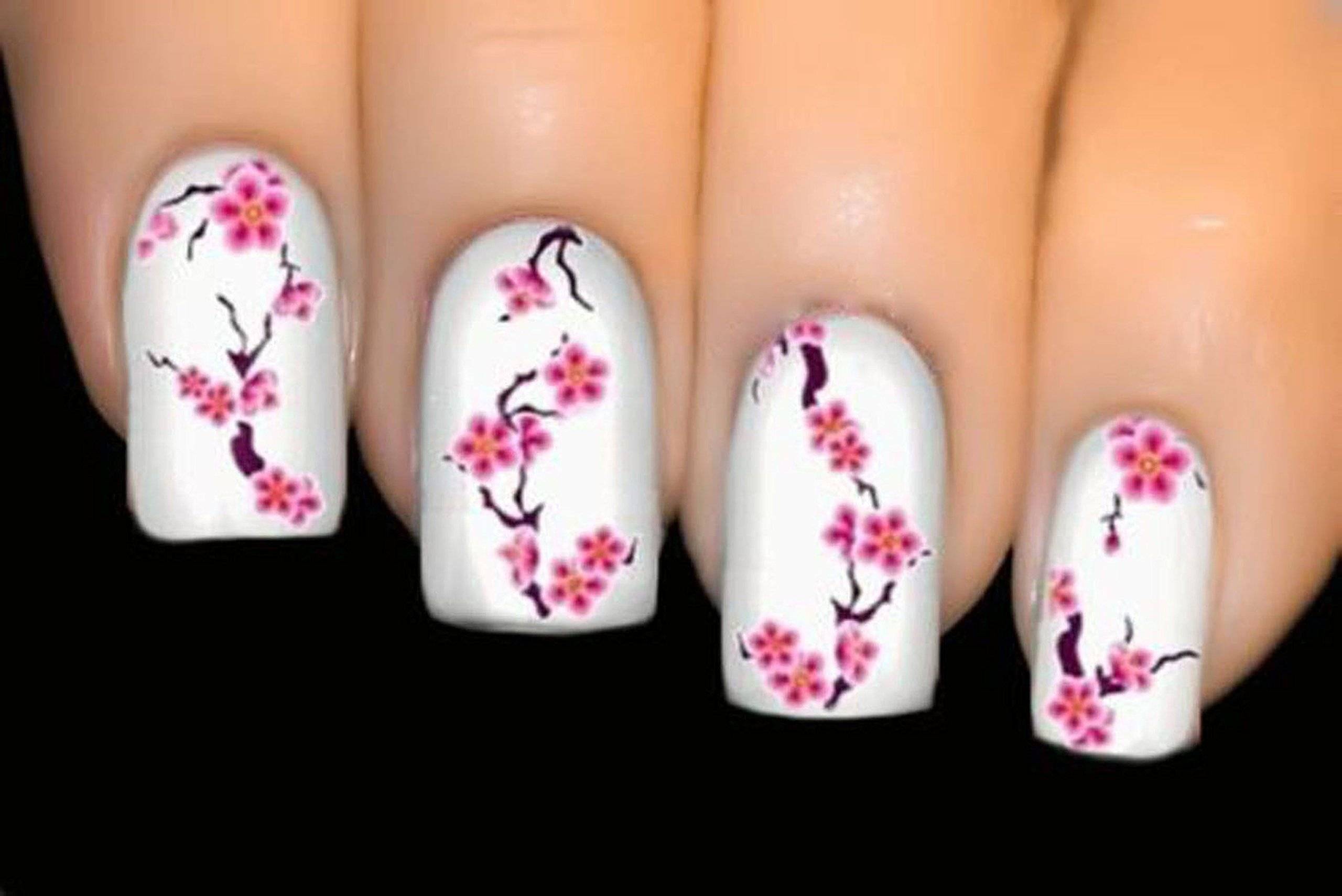 Как делать цветочки на ногтях в домашних условиях
