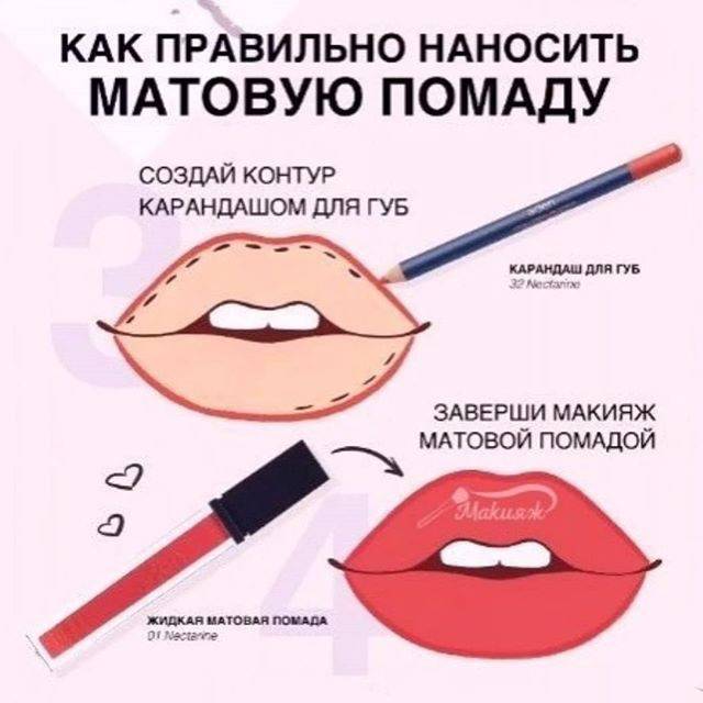 Как правильно и красиво красить губы помадой