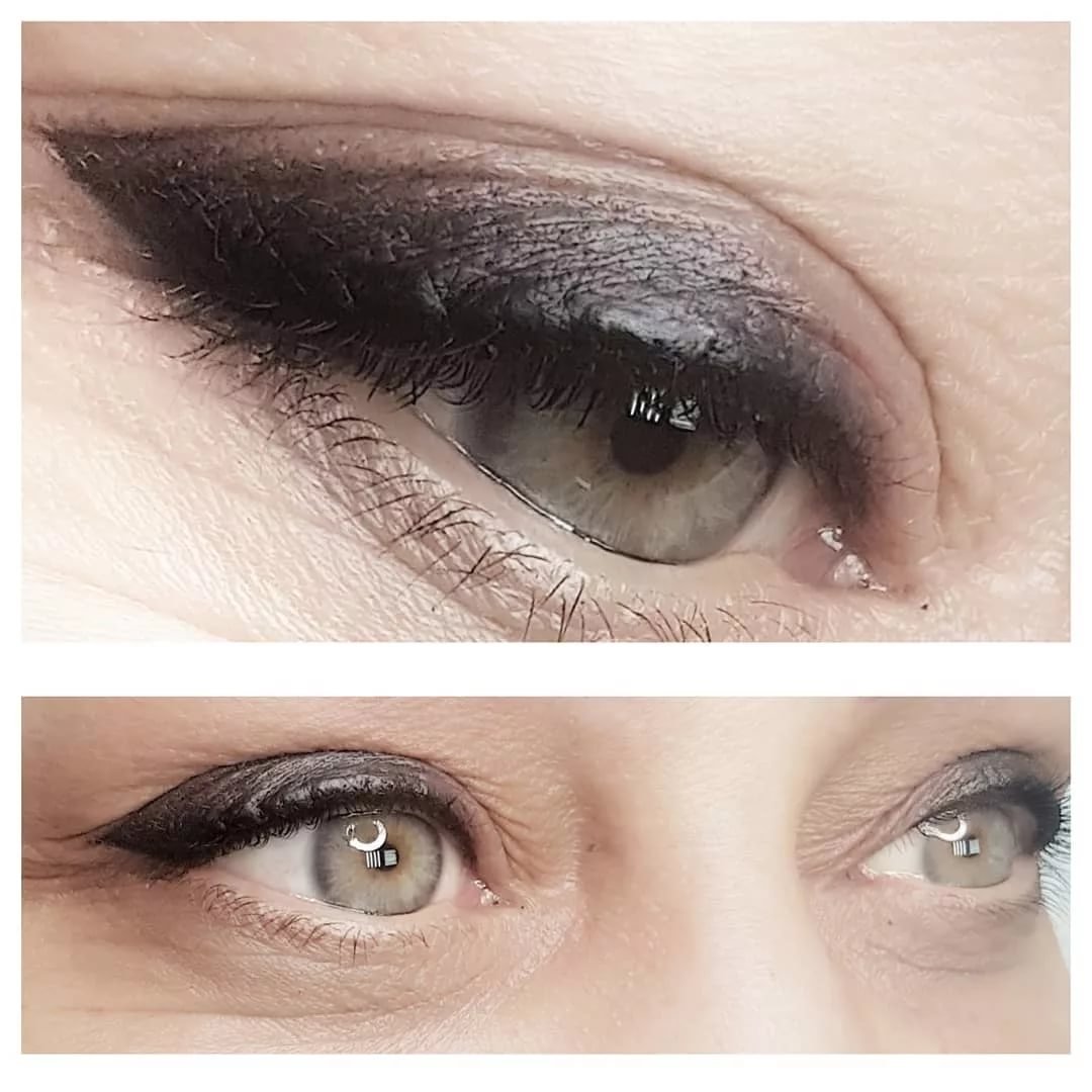 Татуаж глаз с растушевкой- фото до и после, отзывы