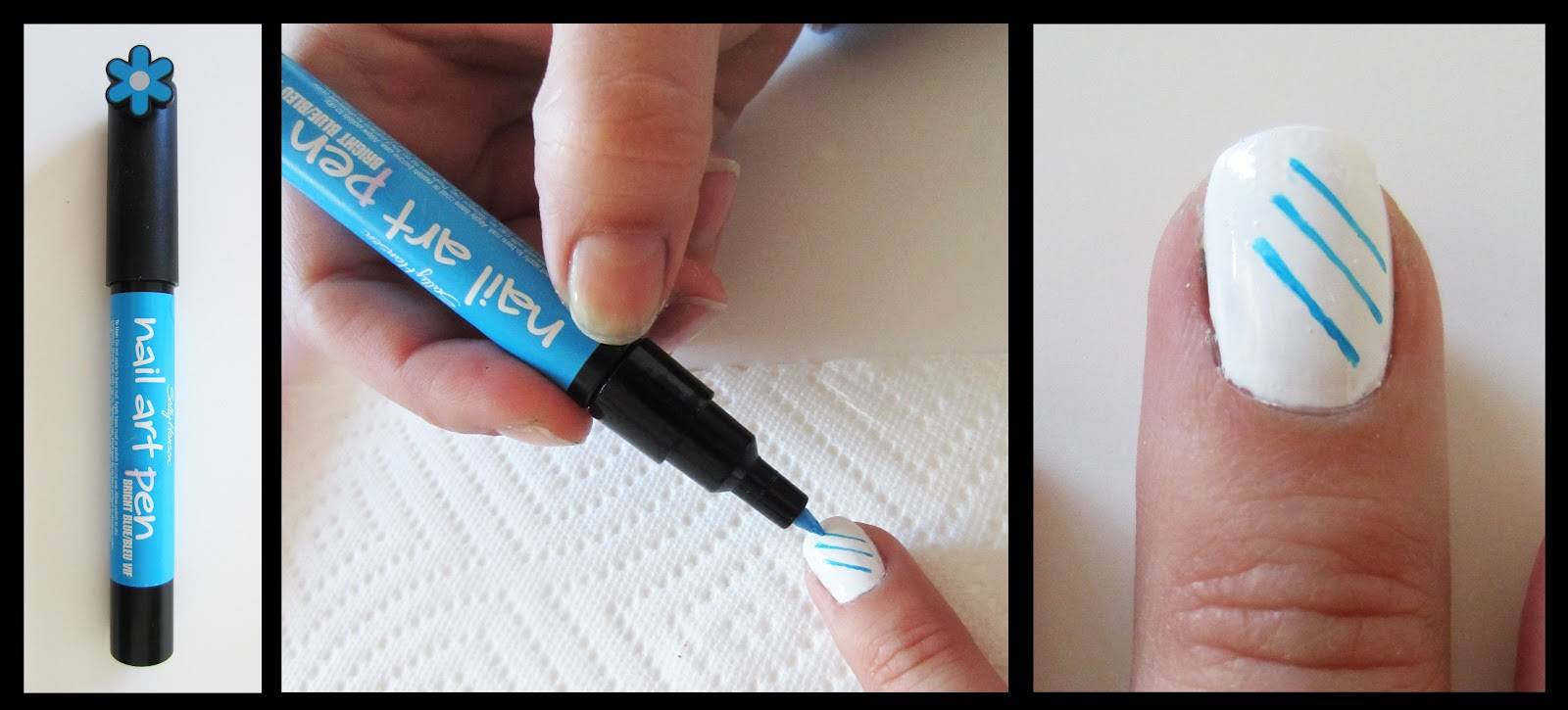Гелевая ручка как инструмент для художественной росписи ногтей
