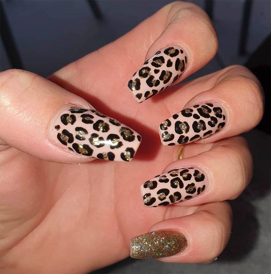 Как сделать самой леопардовые ногти - 100 фото + видео