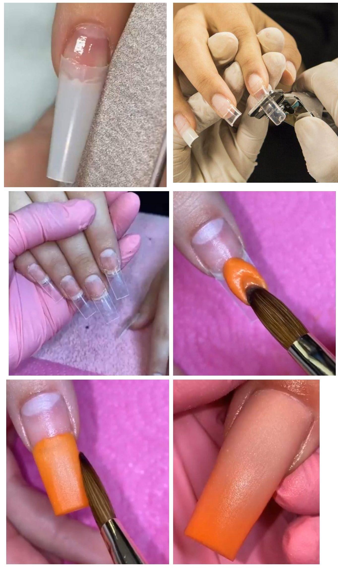 Как наращивать ногти гелем: все этапы с описанием