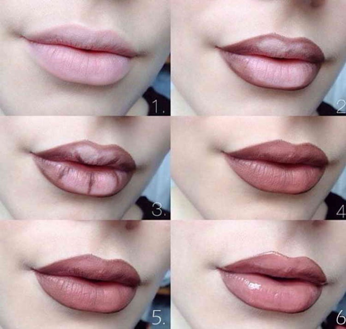 4 совета как правильно красить губы
