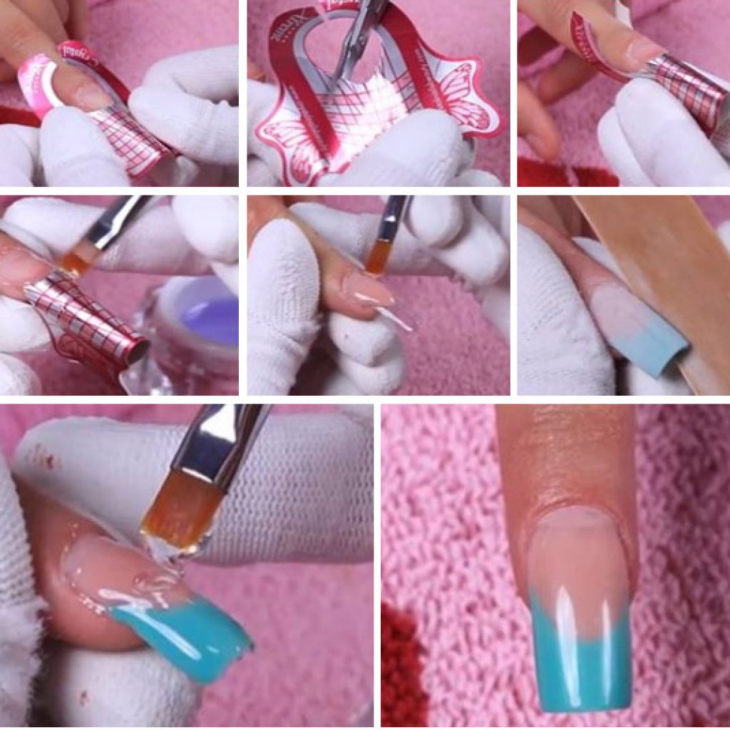 Наращивание ногтей гелем: пошаговая фото и видео инструкция