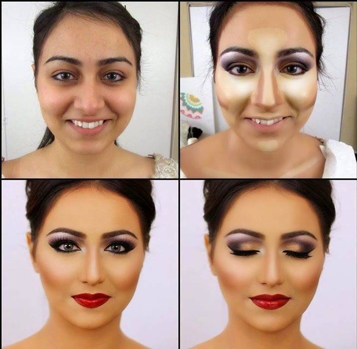 Правильный макияж лица: как наносить пошагово+фото