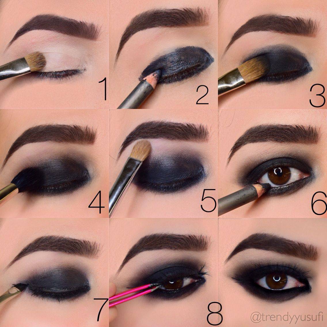 Уроки по макияжу глаз для начинающих. 7 основных техник для макияжа глаз.