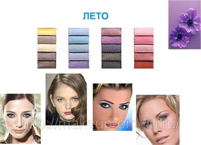 Цветотип внешности лето