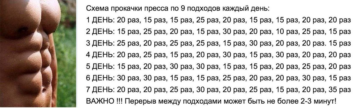 Как накачать пресс за 30 дней: таблица для девушек на месяц
как накачать пресс за 30 дней: таблица для девушек на месяц