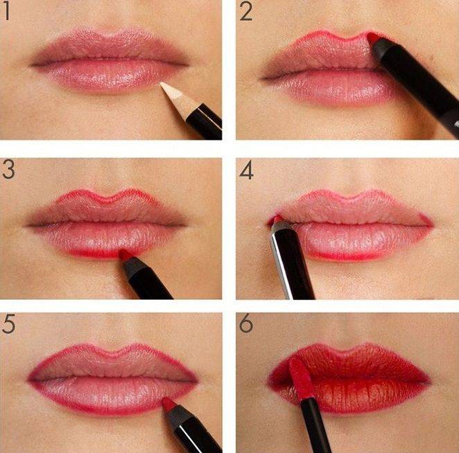 Как накрасить губы карандашом, рисуем идеальный контур | | prod make up