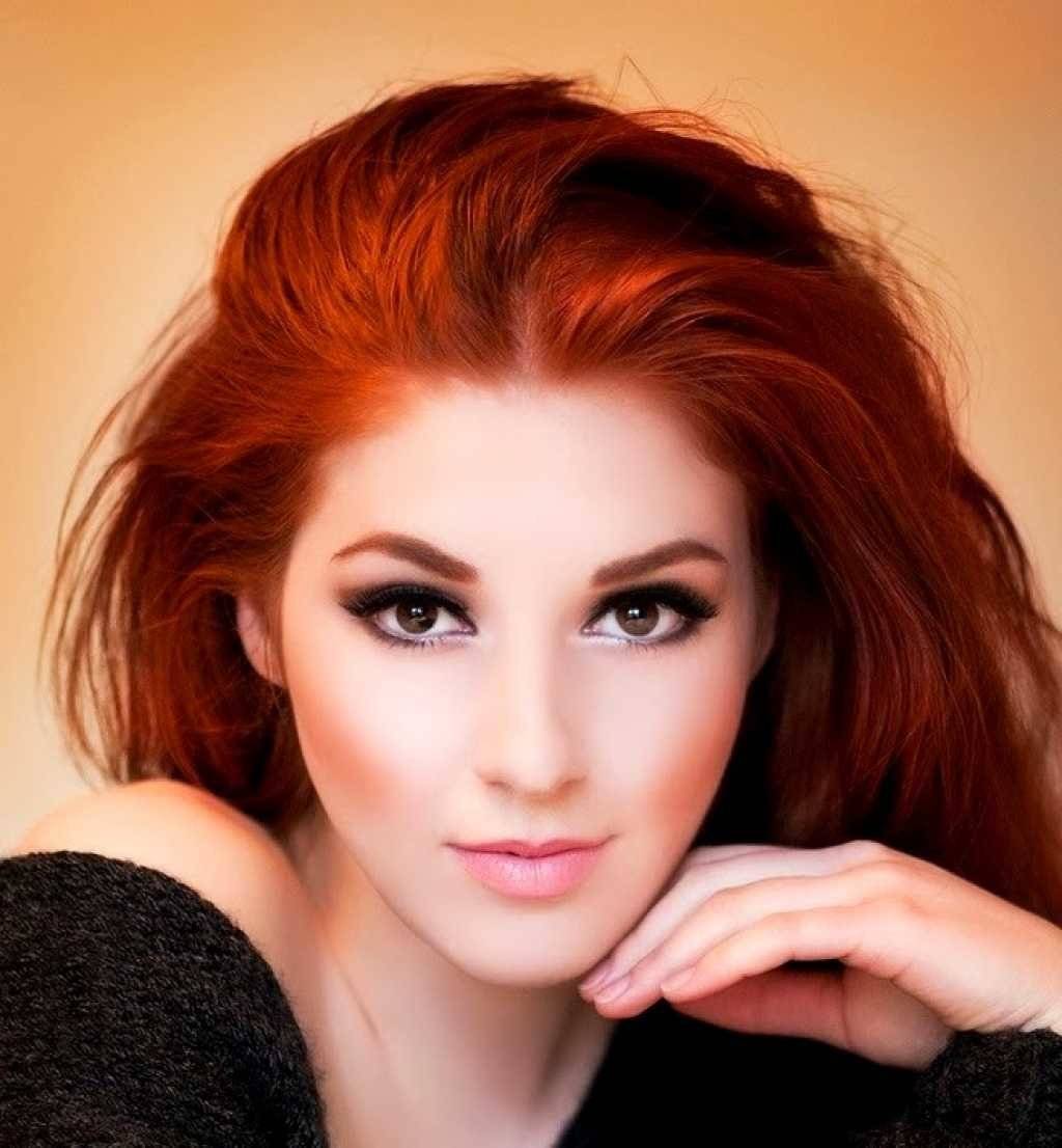 Макияж для красных волос — 20 фото красивых идей макияжа