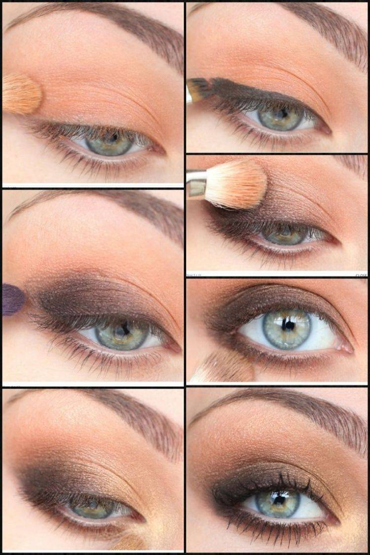 Техника и виды макияжа для маленьких глаз с фото и видео