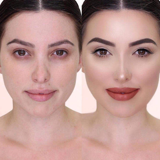 Как визуально уменьшить нос с помощью макияжа?