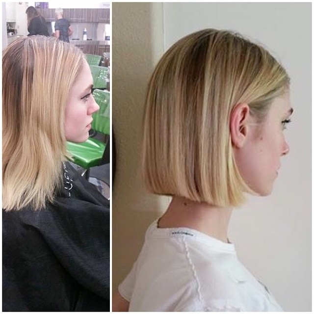 Наращивание волос на короткие волосы - фото до и после