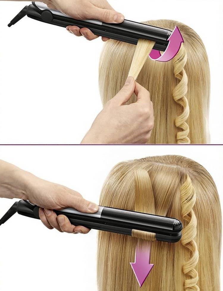 Как сделать кудри с помощью выпрямителя для волос - фото инструкции - уход за волосами