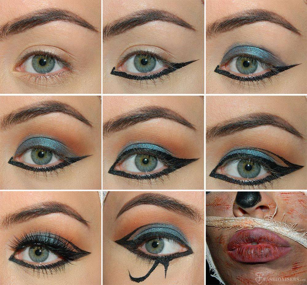 Как сделать арабский макияж пошагово. арабский макияж для карих, зеленых, голубых глаз. как делать арабский макияж глаз пошагово, фото