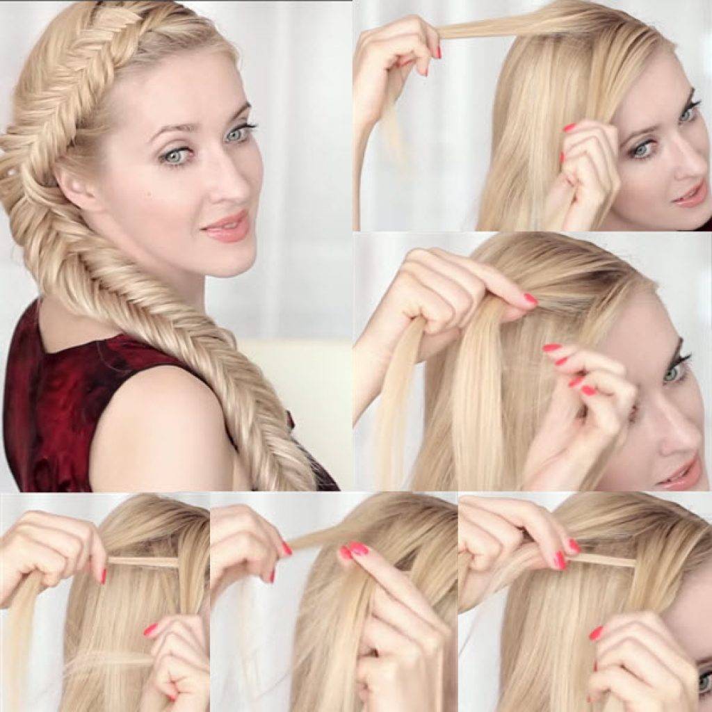 Французская коса обычная и вывернутая: фото и видео уроки по плетению