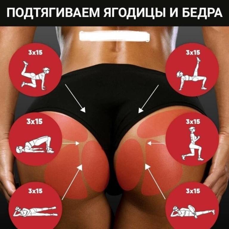 Как накачать ягодицы девушке в домашних условиях быстро