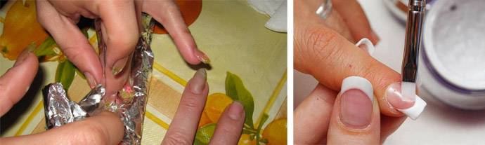 Как снять нарощенные ногти аппаратом или в домашних условиях? инфографика с инструкциями
