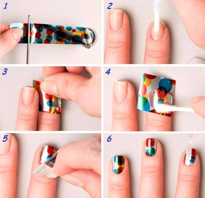 Как использовать фольгу для ногтей: рекомендации по созданию маникюра с фольгой в домашних условиях