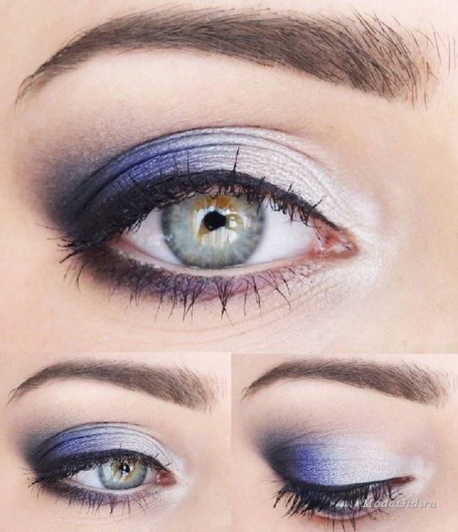 Макияж для голубых глаз: подходящие техники и цвета