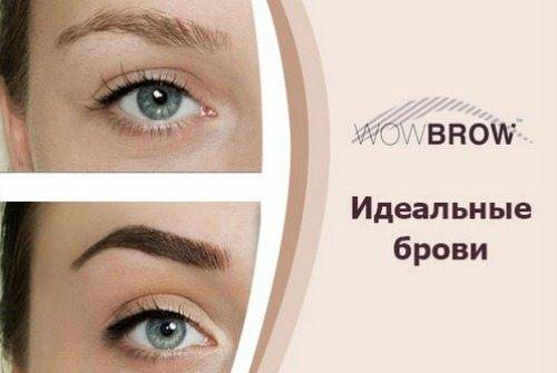 Краска для бровей wowbrow