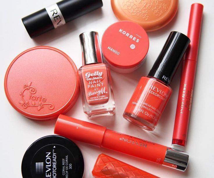 Christytb: peachy-coral look